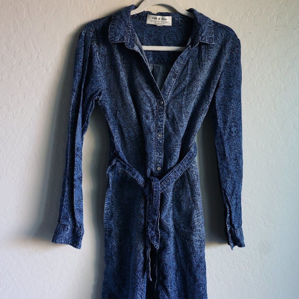 Cloth & stone Denim Shirtdress